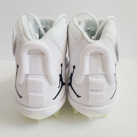 NEW Nike Air Jordan Force Savage 2 Football Cleats CV1663-103 Size 15 White main image 7